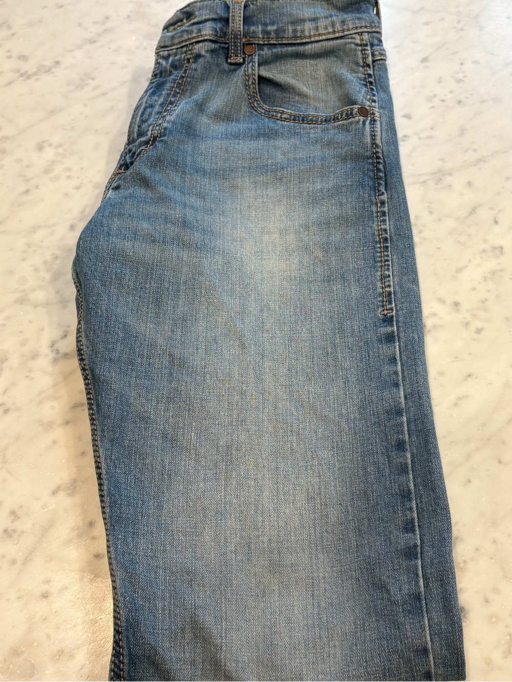 NWOT Men’s Wangler Retro Slim Straight Jeans, 31x32, Blue, Medium Wash - Picture 9 of 13